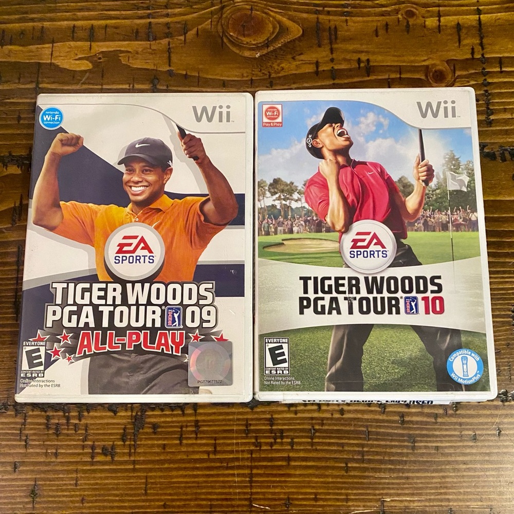 Tiger Woods PGA Tour 09 & 10 (Wii) - Tiger Woods Golf Games.